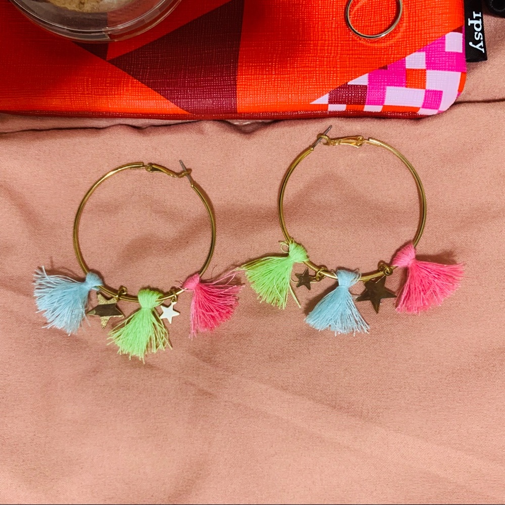 Tassel hoops